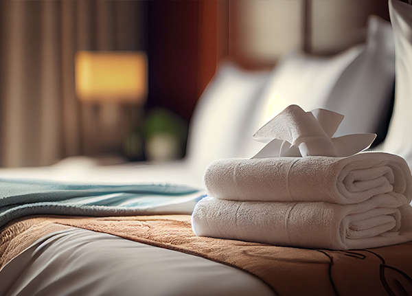 ผ้าเช็ดตัวโรงแรม