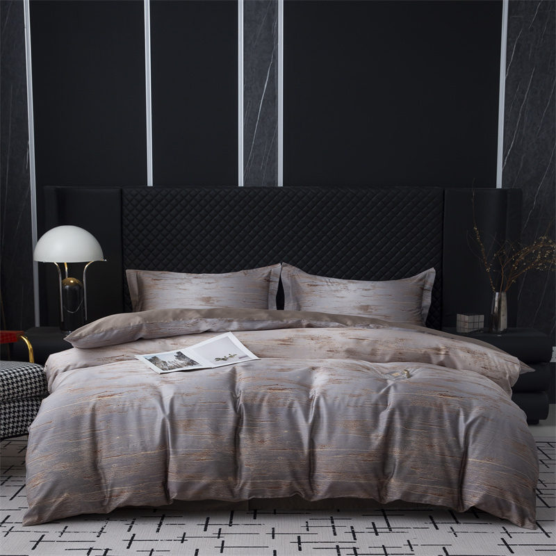 ชุดเครื่องนอนพิมพ์ลายดิจิตอลผ้าฝ้าย 100S ออกแบบใหม่