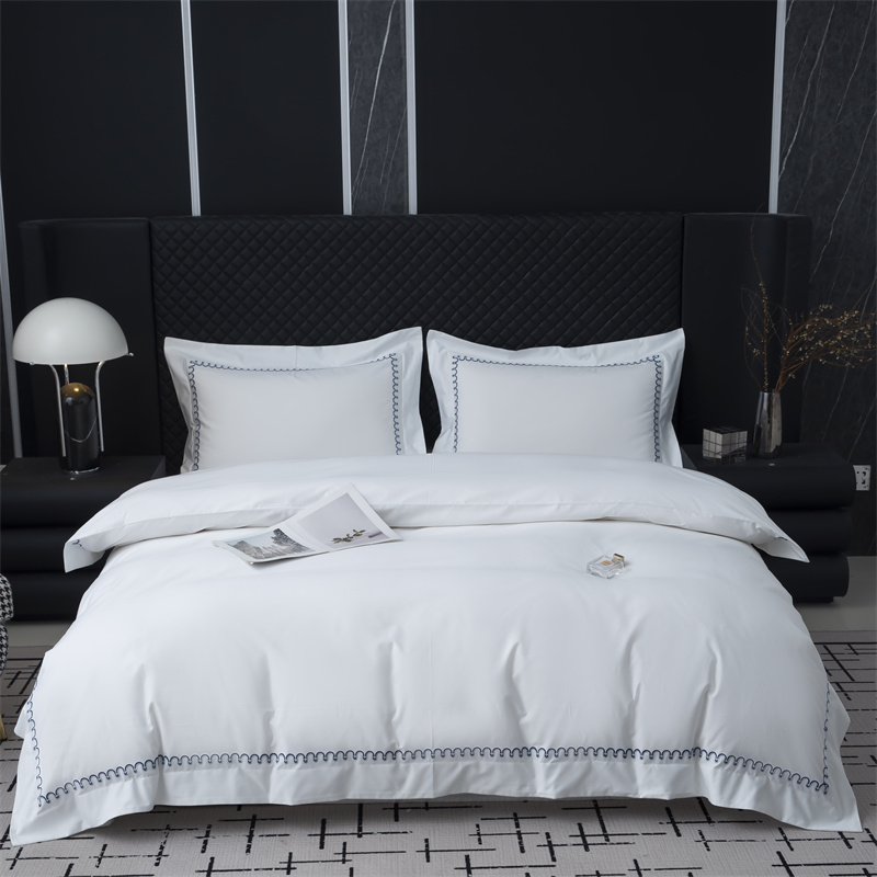 การออกแบบเย็บปักถักร้อยรูปแบบใหม่ชุดเครื่องนอนผ้าฝ้ายต่วน 500TC