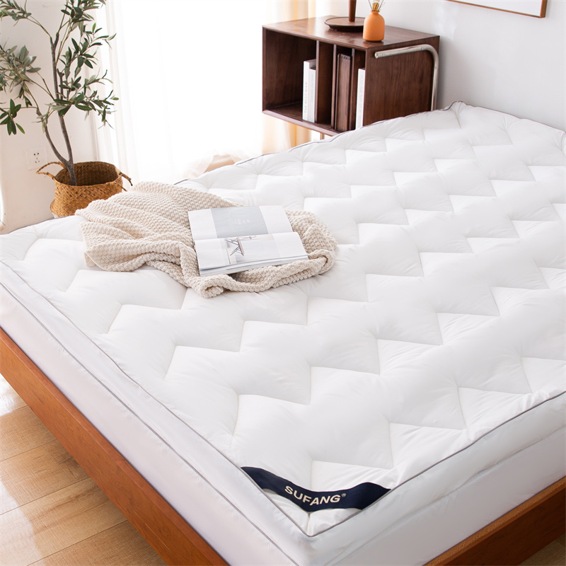ท็อปเปอร์ที่นอนไมโครไฟเบอร์ดีไซน์ Wave Quilting