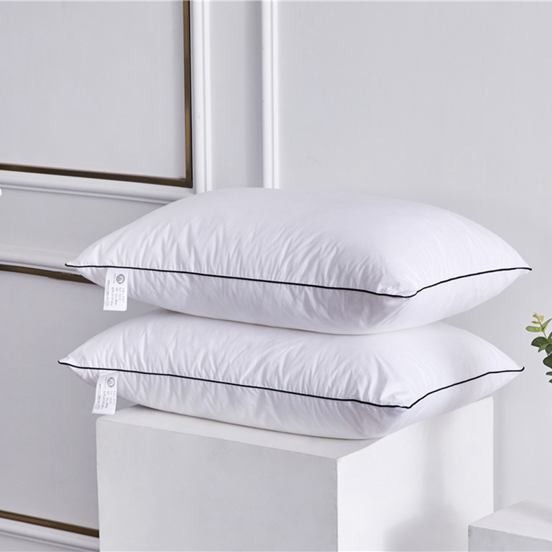 ห้องพักในโรงแรมแบบกำหนดเอง หมอนผ้าฝ้ายสีขาว 100% หมอนไส้ไมโครไฟเบอร์ ห้องพักในโรงแรมแบบกำหนดเอง หมอนผ้าฝ้ายสีขาว 100% หมอนไส้ไมโครไฟเบอร์