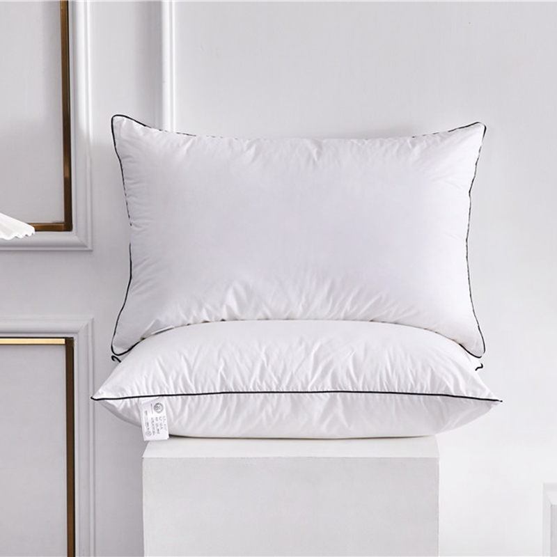 ห้องพักในโรงแรมแบบกำหนดเอง หมอนผ้าฝ้ายสีขาว 100% หมอนไส้ไมโครไฟเบอร์ ห้องพักในโรงแรมแบบกำหนดเอง หมอนผ้าฝ้ายสีขาว 100% หมอนไส้ไมโครไฟเบอร์