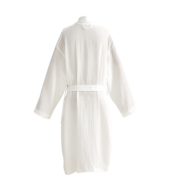 เสื้อคลุมอาบน้ำผ้าฝ้ายผ้ากอซสองชั้นผ้าคลุมไหล่ของโรงแรม เสื้อคลุมอาบน้ำผ้าฝ้ายผ้ากอซสองชั้นผ้าคลุมไหล่ของโรงแรม