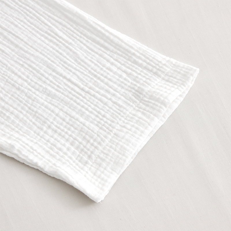 เสื้อคลุมอาบน้ำผ้าฝ้ายผ้ากอซสองชั้นผ้าคลุมไหล่ของโรงแรม เสื้อคลุมอาบน้ำผ้าฝ้ายผ้ากอซสองชั้นผ้าคลุมไหล่ของโรงแรม