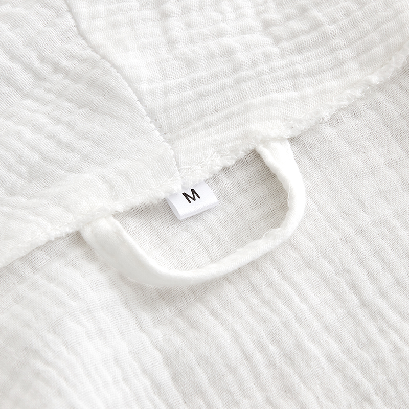 เสื้อคลุมอาบน้ำผ้าฝ้ายผ้ากอซสองชั้นผ้าคลุมไหล่ของโรงแรม เสื้อคลุมอาบน้ำผ้าฝ้ายผ้ากอซสองชั้นผ้าคลุมไหล่ของโรงแรม